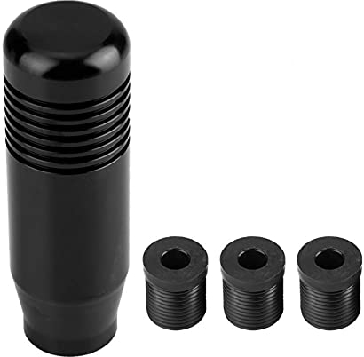 Yosoo Aluminiumlegierung Auto Schaltknauf Schaltknauf 8,5 cm Schwarz Rot (Schwarz) JDM Schaltknauf Rot