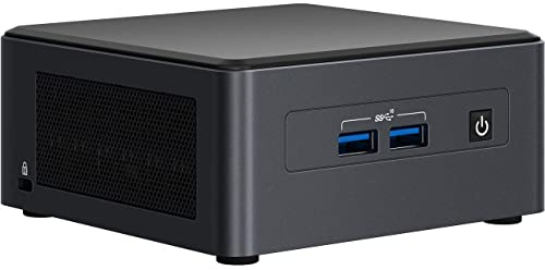 Intel NUC 12 Pro NUC12WSHi7 Mini PC 12th Gen Intel Core i7-1260P, 12 Cores(4P+8E), 16 threads, 18MB Intel Smart Cache, Intel Iris Xe Graphics,Barebone,NO RAM, NO SSD, NO OS