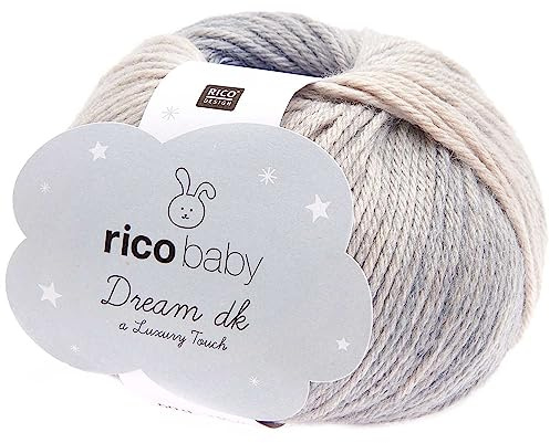 Rico Design Medium Weight Yarn, Baby Dream dk Pebbles, 115m