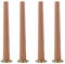 4 Pièces Pieds de Meubles en Bois Fabriqué en Bois Massif (Hêtre),Pieds de Table Conique Pieds de Canapé de Remplacement pour Table à Manger,Armoire,avec Vis,Couleur du Bois (70cm(27.6in),Vertical)