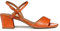 Geox Women's D New Eraklia 50 Heeled Sandal, Orange, 5 UK