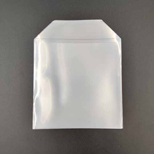 CD Sleeves 120 Micron Covers Plastic DVD BLU RAY CD Clear Protection Wallet (150 Pack)