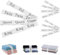 12Pcs Bed Sheet Organizer Bands, Elastic Bed Sheet Straps King Twin Full Queen Bed Sheet Storage Bands for Organizing Closet Wardrobe Storage Bedroom Storage Labels Elastic Bedding Sheet Storage Strap