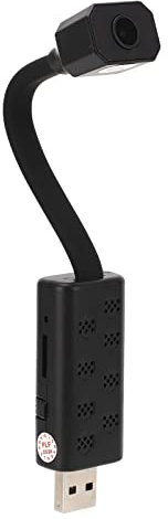 Yosoo Health Gear Mini Night Vision Camera, USB Spy Camera Motion Detection Mini WiFi Wireless Camera Surveillance Camera Home Security Remote Viewing Camera for Indoor 5V 2A 4K Resolution