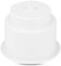 Porte-gobelet Nautique avec Égouttoir - Support Universel pour Bateau/Yacht/Camping-Car/Table de Poker (Blanc)