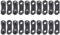 10Sets Black Chain Link Repair Preset Straps Chainsaw Chain Joining Links 10 x Repair Kit Saw Chain 3/8 LP Link Repair Preset Chainsaw Accessories (3/8'')