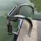 Badeleiter aus Edelstahl for Boote, 4 Stufen, teleskopisch, mit rutschfesten Stufen, Handlauf und breitem Pedal, Leitern, faltbar, Pool, schwimmendes Deck, Marine Drop