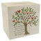 Lebensbaum Spardose aus Holz mit Spruch Lebensbaum trägt Augenblicke als Früchte Symbol der Liebe Hochzeit Freundschaft Kommunion Konfirmation Familie