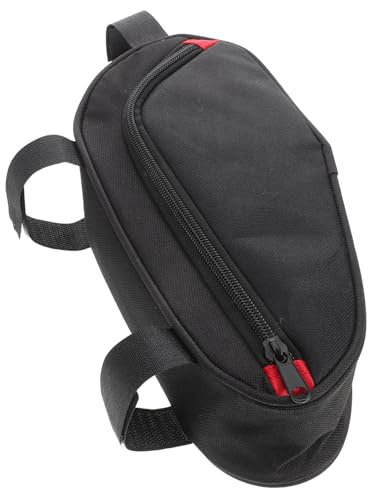 TOKIDNY Fahrrad Werkzeugtasche Rahmentasche Leichtes Wasserabweisendes Bike Zubehör Schwarz 25x11x8cm Stoßfest Für Mountainbike Und Rennrad Outdoor
