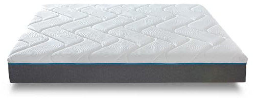 CB Mattress Matratze, 180 x 200 cm, abnehmbarer Bezug, waschbar, mit Reißverschluss, Biopur HR-Kern, weich, bequem und atmungsaktiv, antibakteriell und milbendicht, Höhe 25 cm