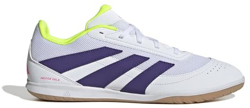Adidas Unisex Predator Club Sala Indoor Fußballstiefel, Ftwwht Cpurpl Luclem, 42 2/3 EU
