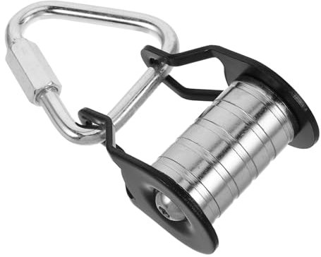 TOYANDONA 1 Satz Zip-Line-Kit Outdoor gleichgewichtstraining Rutschen für Sportliches Trolley mit Seilrutsche Hochleistungs-Zipline-Umlenkrolle Eisen Black