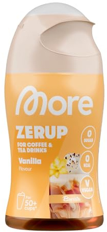 MORE Barista Zerup, Vanilla, 65 ml, für Kaffee, Tee und Heißgetränke