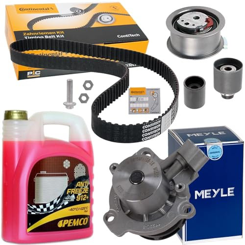 CONTI Zahnriemensatz + MEYLE Wasserpumpe passend für A3 T6 Golf 7 Passat 3G B8