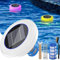 Ionizador solar for piscinas elevadas, luz LED flotante RGB, purificador de agua de seguridad for piscinas, luz LED de 7 colores, ionizador de cobre for piscinas de hasta 35,000 galones