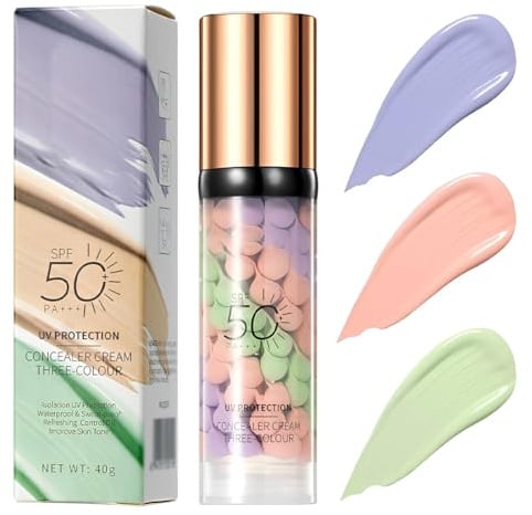 LAKPYN Isolation Cream,Color Correcting Facial Serum,Base Primer Trucco Viso,Colour Corrector Makeup Primer,Pori Invisibili,Controllo Dell'Olio Idratante,Incarnato Uniforme