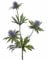 kunstpflanzen-discount.com Künstlicher Distelzweig 40cm lang mit 3 Blüten - Blühender Distel Kunstzweig mit 3 Distelköpfen