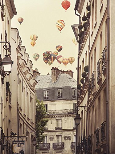 Close Up Flying Over Paris Kunstdruck Irene Suchocki (46cm x 60cm) + Ãœ-Poster