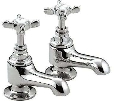 Bristan N 3/4 C CD 1901 Bath Pillar Taps - Chrome