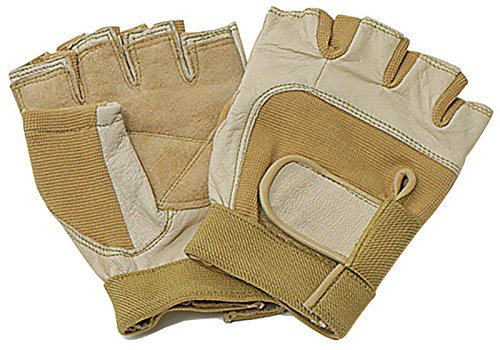 Fingerlose Leder Color Guard Handschuhe von Director 's Styling (DSI), hautfarben