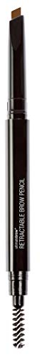 Wet n Wild, Ultimate Brow Retractable Pencil, eindrehbarer Augenbrauenstift mit dreieckiger Präzisionsspitze, pigmentierter Farbe für perfekt definierte Augenbrauen, Mittleres Braun