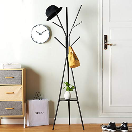 Panet Porte-Manteau sur Pied Porte-Manteau sur Fer forgé (Couleur : A)