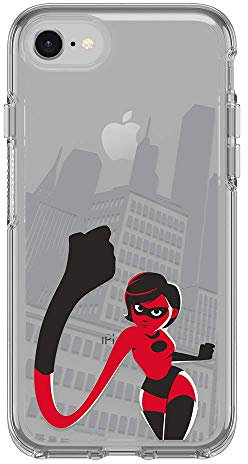 OtterBox Symmetry Clear Series Disney Pixar Case Incredibles 2 für iPhone SE (2. Generation - 2020) und iPhone 8/7 (Nicht Plus) – Einzelhandelsverpackung – Elastigirl