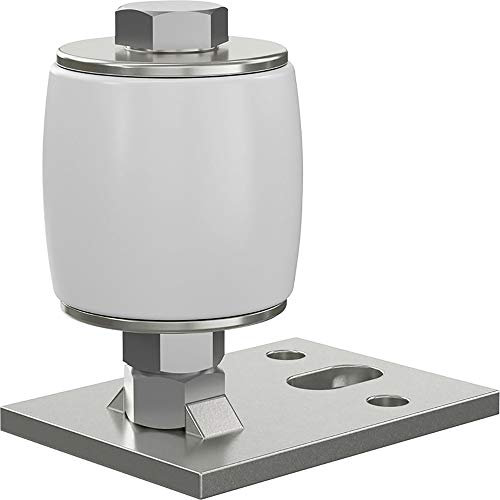 MEA Schiebe-Führungsrolle Nr.50,silbergrau Nylon, mit Platte