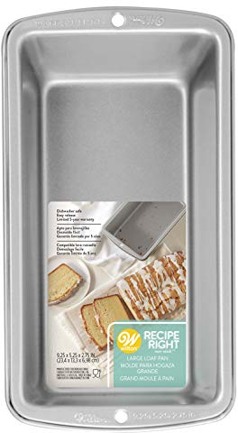 Wilton 03-3130 Molde para Pan, Grande, Receta Derecha, Antiadherente, 23,5 cm x 13,3 cm, Acero aleado, Colores Variados