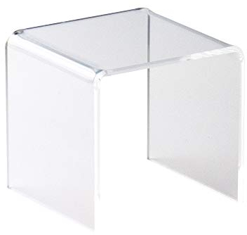 ogoPLUS Dekobrücke 150 x 150 x 150 mm, 4 mm Acrylglas, U-Ständer, Schaufenster Warenträger, Dekoration, Ladeneinrichtung, Heimdeko