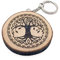 Generico Portachiavi in legno naturale con Albero della Vita - The Tree of Life