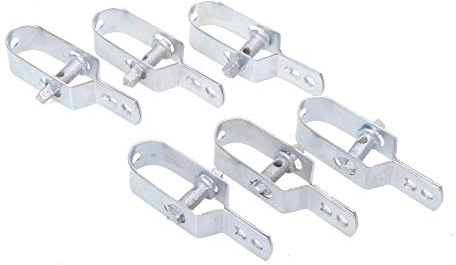 Lot de 6 tendeurs de fil de 10 cm galvanisés pour clôture