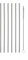 Pintinox Set 6 Cannucce in Acciaio Inossidabile con Spazzolino lunghezza 24 cm, diametro 5 mm