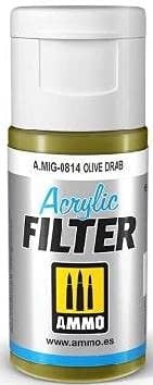 ACRYLIC FILTER OLIVE DRAB JAR 15 ML (5/21) *