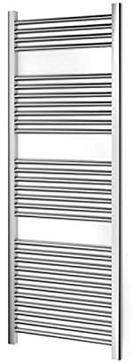 WARMTEC - Radiador de agua caliente para secar toallas Encanto cromado, 55 x 150 cm