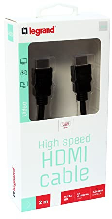 Legrand - High speed HDMI with ethernet cord 2m