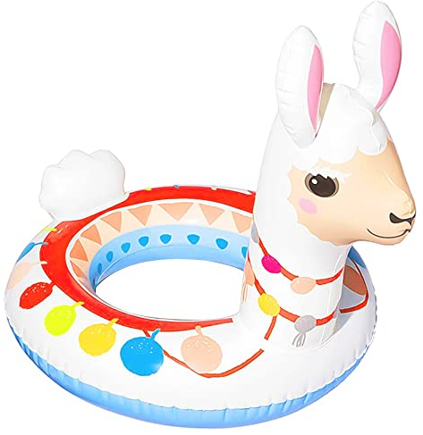 SUNSK Alpaka Schwimmring Aufblasbar Schwimmreifen Lama Swimming Pool Luftmatratze Tier Wasserring für Kinder Erwachsene Beach Party Schwimmkissen
