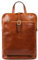 Time Resistance Rucksack aus Leder - Umwandelbar zu Schultertasche - 100% Lederrucksack - Vintage Rucksack für Damen