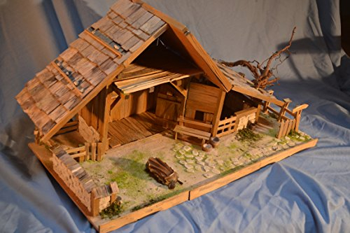 Krippe Krippenbausatz heimatlich alpenländisch Krippenbau Krippe selber Bauen Weihnachten DIY