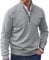 Strickpullover Herren Mode Lässig Herren Strickwaren Klassisch Herren Pullover Frühling Und Weicher Bequemer Herren Sweater A-Light Grey XL
