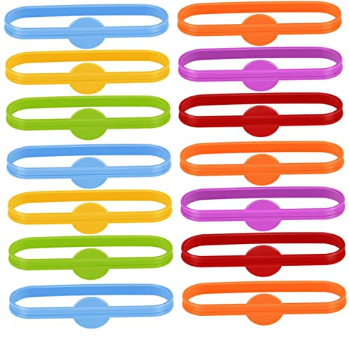 Didiseaon 24pcs Wine Goblet Tags Silicone Drink Tags Glass Cup Marking for Vintage Glasses Drinking Party Supplies