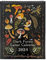 Tsuchiya 2024 Dark Lunar Calendar - Wandkalender 2024 | Dark Lunar Wand-Tier Kalender Mit 12 Original-Illustrationen | Monatskalender Art Deco Für Zuhause Und Büro