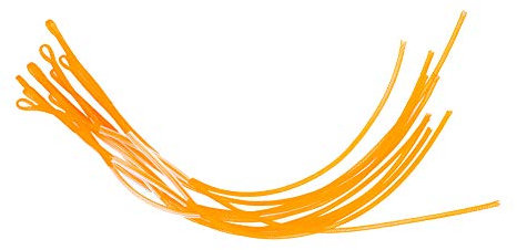 Tbest Fliegenschnur Verbinder, Fliegenfischen Vorfach,Fliegenfischen Vorfach,10Pcs Gelb 30Lb Angeln Schlaufen Stecker Fly Linie Angeerät Zubehöln (Gelb 30Lb)