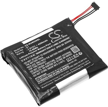 TECHTEK battery compatible with [Ring] 5UM5E5, Video Doorbell 2 Generation, Video Doorbell 2nd replaces 1ICP6/5056-2, for S1