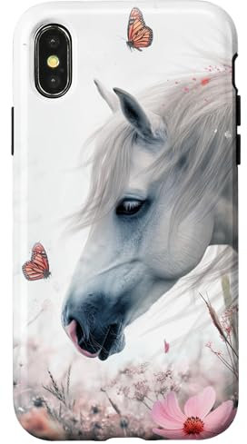 iPhone X/XS Horse Butterfly Horse Lover Case