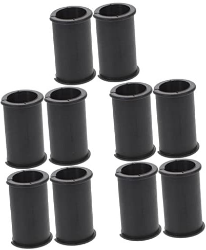 ibasenice 10pcs Microphone Isolation Shield Recording Mic Cover Interview Microphone Rubber Gasket Kit