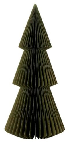 Santa Barbara Design Studio Wabenpapier-Weihnachtsbäume – 3D-Faltbarer Tannenbaum, Feiertagsmittelstück, Grün, 45,7 cm hoch, Balsam – Waldgrün