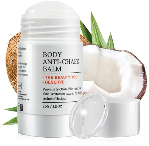 Yeerain Stick Anti Frottement Cuisse, Prévient les Frottements et les Irritations Cutanées, Prévient Efficacement les Frottements et les Ampoules, pour les Cuisses, les épaules, La Poitrine, les Pieds