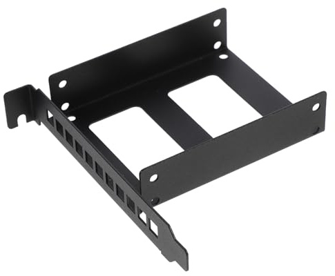 Angoily SSD Hard Drive Holder 2.5 Inch Pci Slot Adapter Aluminium Alloy Internal Drive Bay Mounting Converter for PC HDD SSD Installation