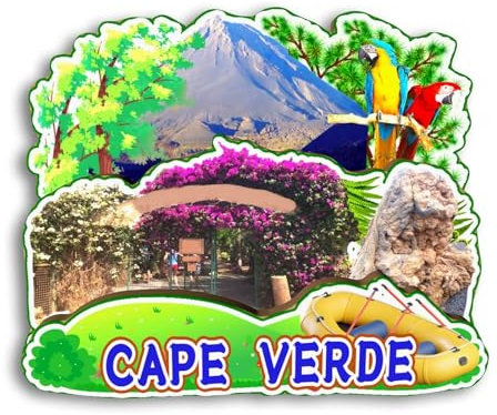 Quwsne Refrigerator Magnet Cape Verde Fridge Magnet City Travel Souvenirs Tourist Gifts 3D Classic Landmarks Handmade Crafts Home Decoration -3116